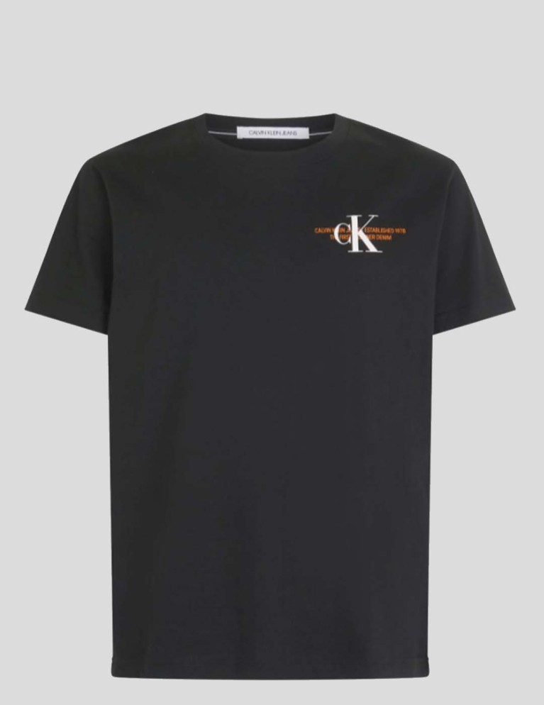 CALVIN KLEIN T-shirt grafica urbana nera